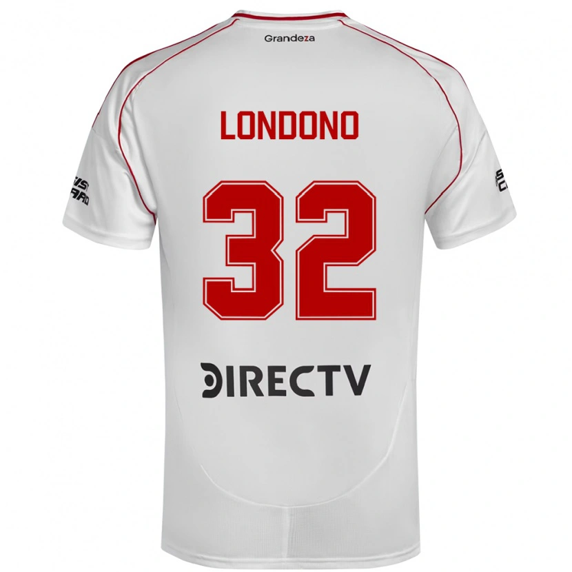 Danxen Niño Camiseta Flabian Londono #32 Borgoña Magenta 1ª Equipación 2025/26 La Camisa