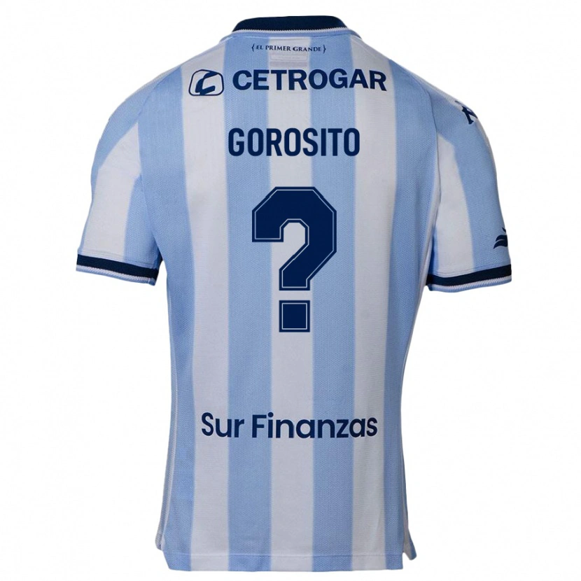 Danxen Niño Camiseta Ivan Gorosito #0 Azul Celeste 1ª Equipación 2025/26 La Camisa