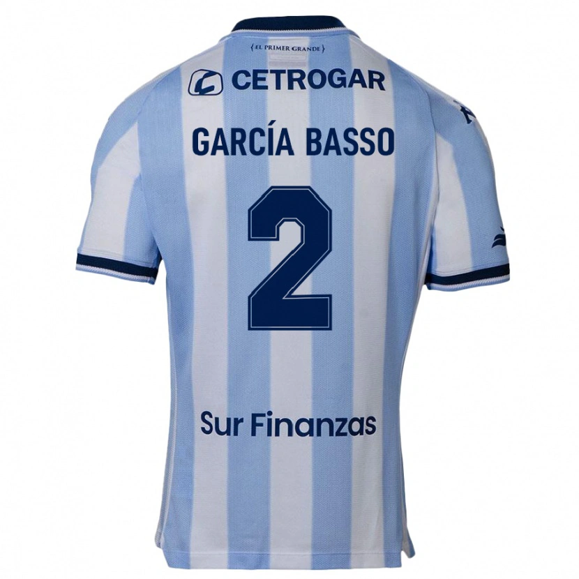 Danxen Niño Camiseta Agustín García Basso #2 Azul Celeste 1ª Equipación 2025/26 La Camisa
