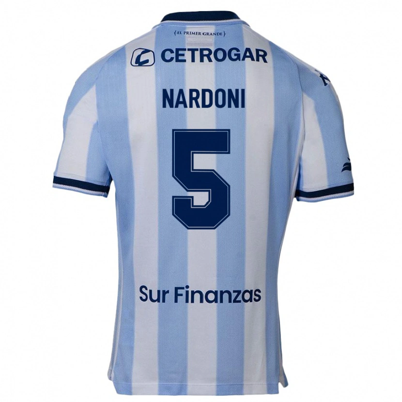 Danxen Niño Camiseta Juan Ignacio Nardoni #5 Azul Celeste 1ª Equipación 2025/26 La Camisa