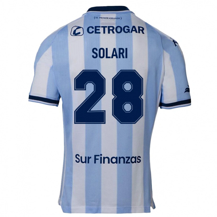 Danxen Niño Camiseta Santiago Solari #28 Azul Celeste 1ª Equipación 2025/26 La Camisa