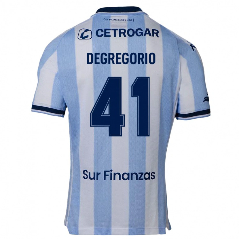 Danxen Niño Camiseta Ramiro Degregorio #41 Azul Celeste 1ª Equipación 2025/26 La Camisa