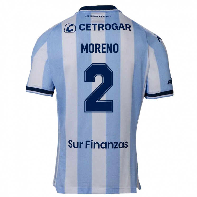 Danxen Niño Camiseta Melina Moreno #2 Azul Celeste 1ª Equipación 2025/26 La Camisa