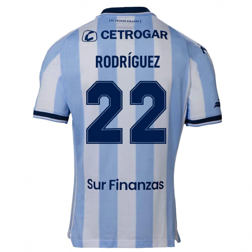 Danxen Niño Camiseta Serena Rodríguez #22 Azul Celeste 1ª Equipación 2025/26 La Camisa
