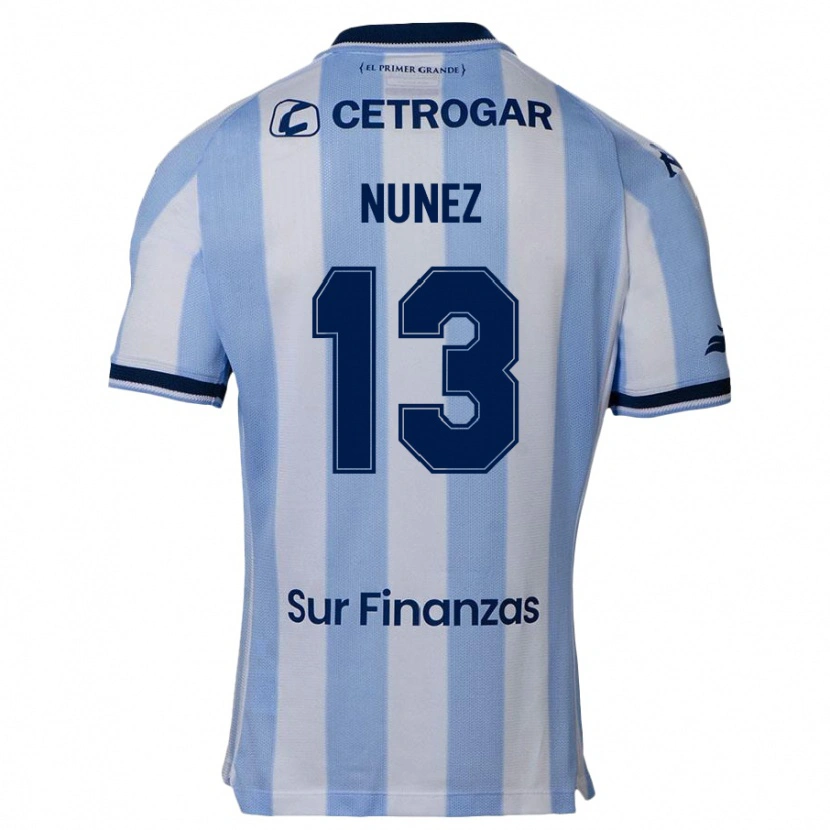 Danxen Niño Camiseta Matias Nunez #13 Azul Celeste 1ª Equipación 2025/26 La Camisa