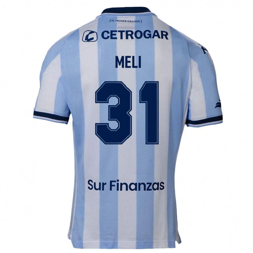 Danxen Niño Camiseta Marcelo Meli #31 Azul Celeste 1ª Equipación 2025/26 La Camisa