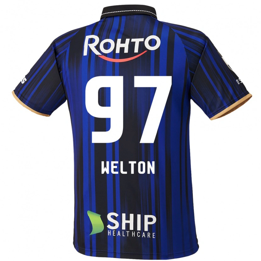Danxen Niño Camiseta Welton #97 Blanco Azul Negro 1ª Equipación 2025/26 La Camisa