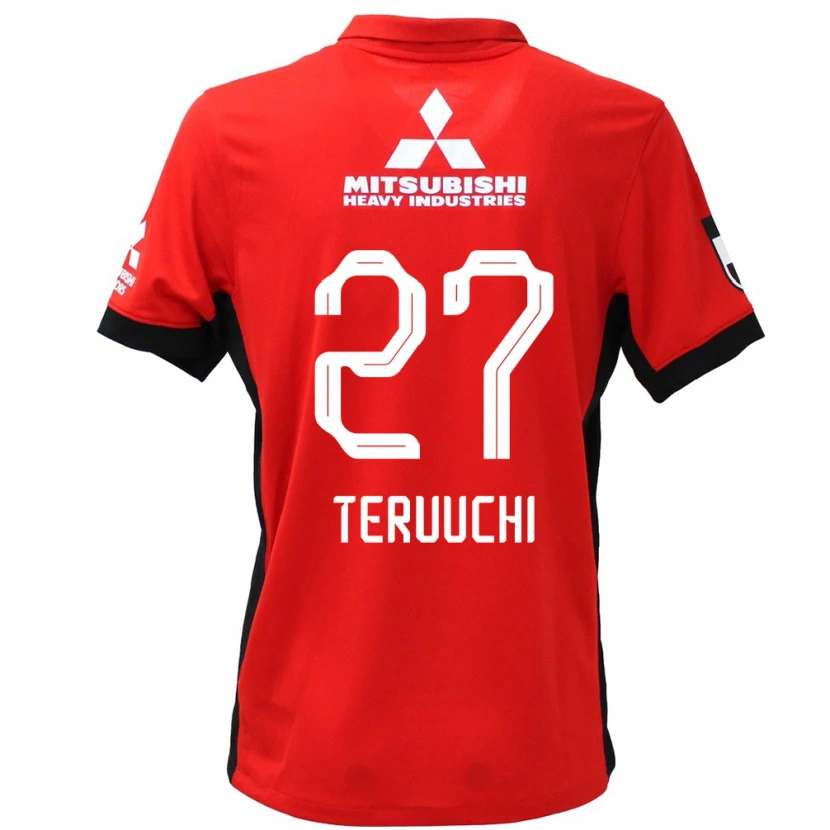 Danxen Niño Camiseta Toshikazu Teruuchi #27 Blanco Negro 1ª Equipación 2025/26 La Camisa
