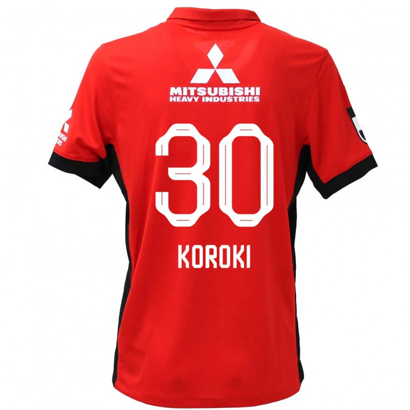 Danxen Niño Camiseta Shinzo Koroki #30 Blanco Negro 1ª Equipación 2025/26 La Camisa