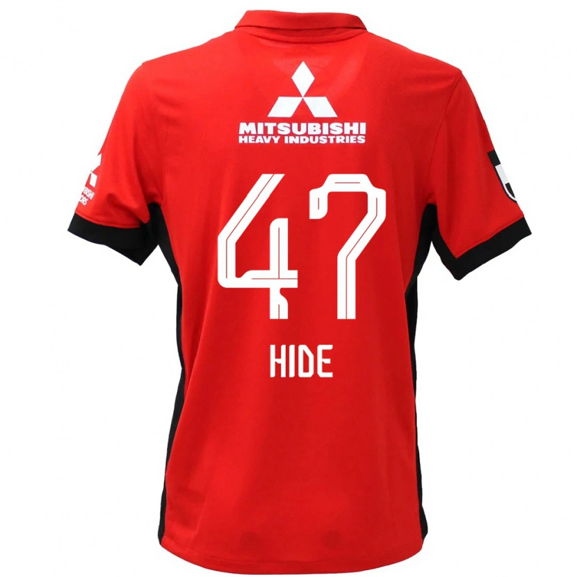 Danxen Niño Camiseta Hidetoshi Takeda #47 Blanco Negro 1ª Equipación 2025/26 La Camisa