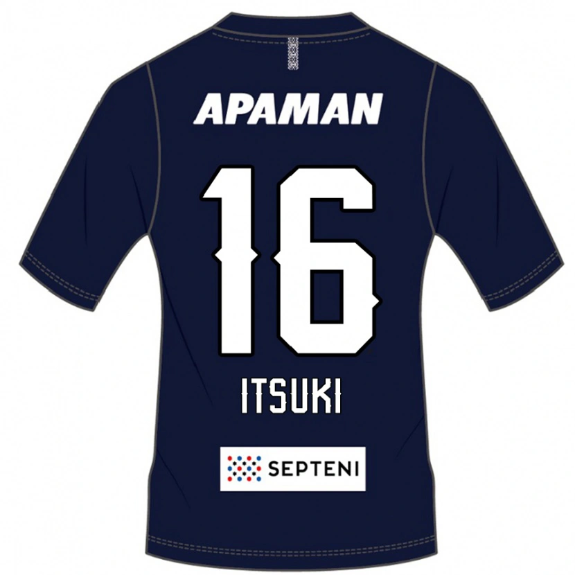 Danxen Niño Camiseta Itsuki Oda #16 Azul Real Blanco 1ª Equipación 2025/26 La Camisa