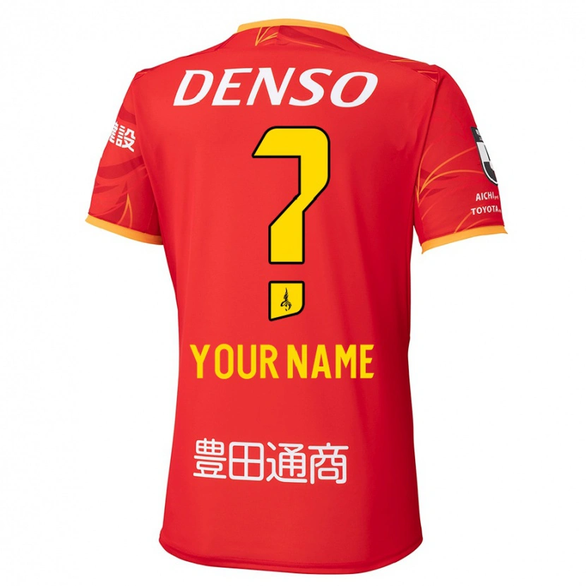 Danxen Niño Camiseta Su Nombre #0 Blanco Rojo 1ª Equipación 2025/26 La Camisa