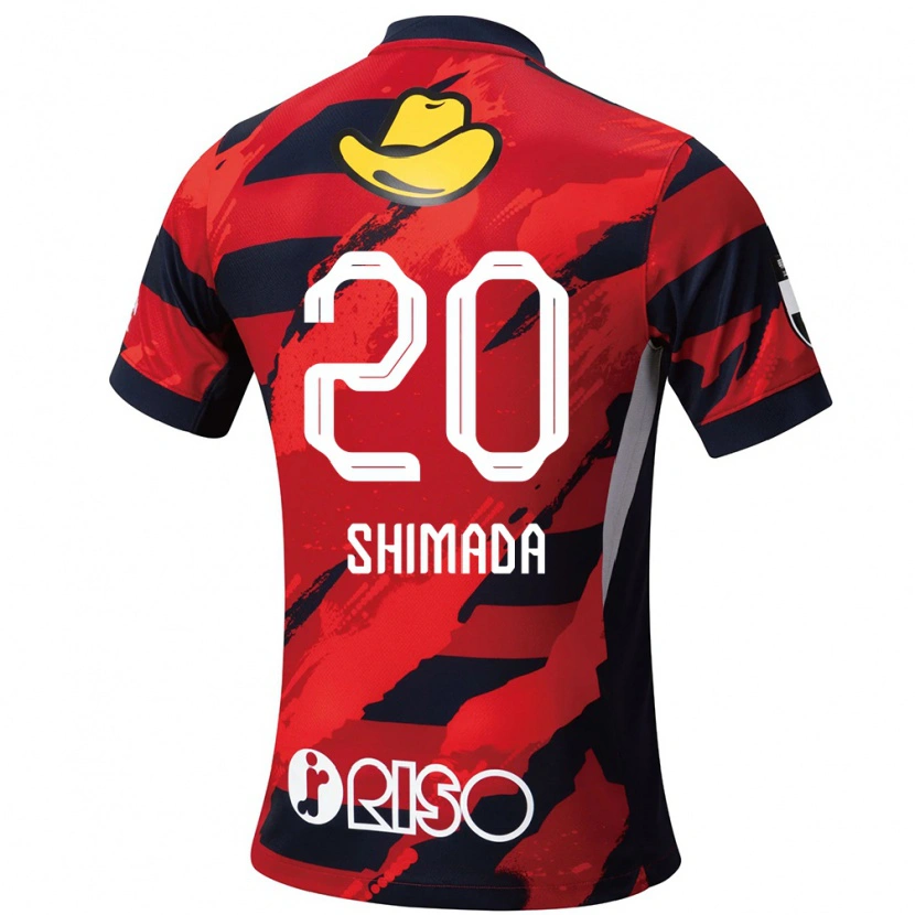 Danxen Niño Camiseta Victor Shimada #20 Blanco Negro 1ª Equipación 2025/26 La Camisa