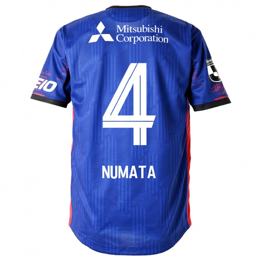 Danxen Niño Camiseta Seisa Numata #4 Azul Real Blanco 1ª Equipación 2025/26 La Camisa