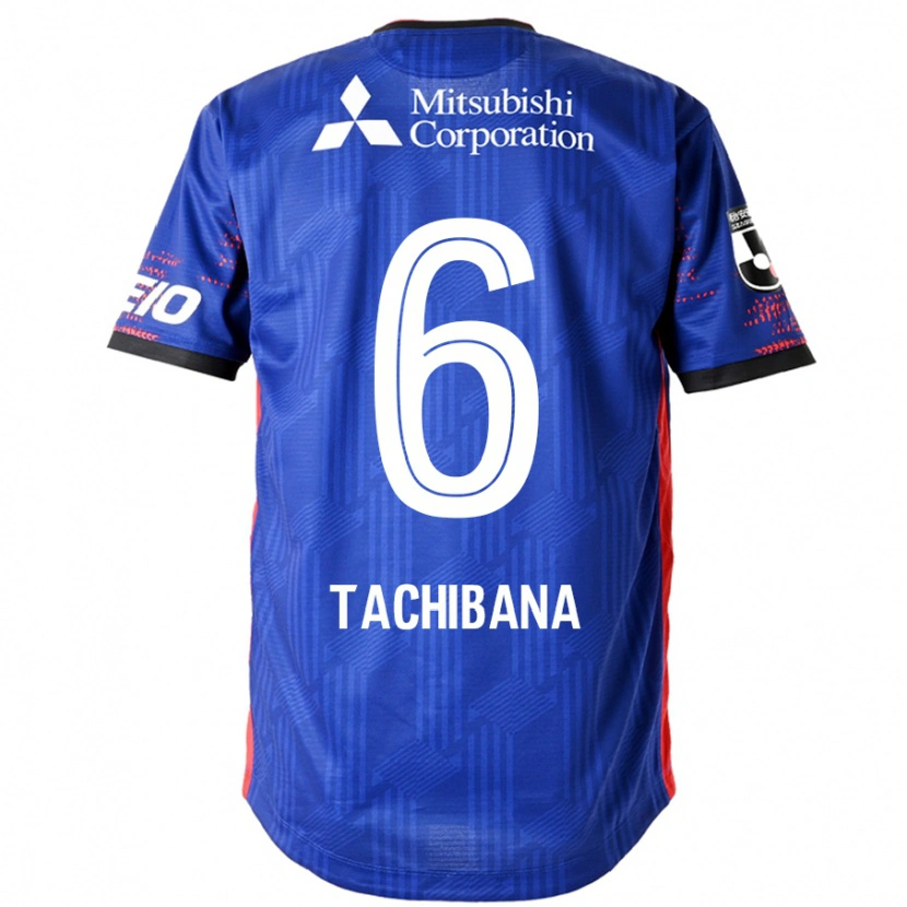 Danxen Niño Camiseta Keigo Tachibana #6 Azul Real Blanco 1ª Equipación 2025/26 La Camisa