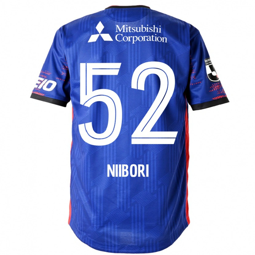 Danxen Niño Camiseta Keita Niibori #52 Azul Real Blanco 1ª Equipación 2025/26 La Camisa