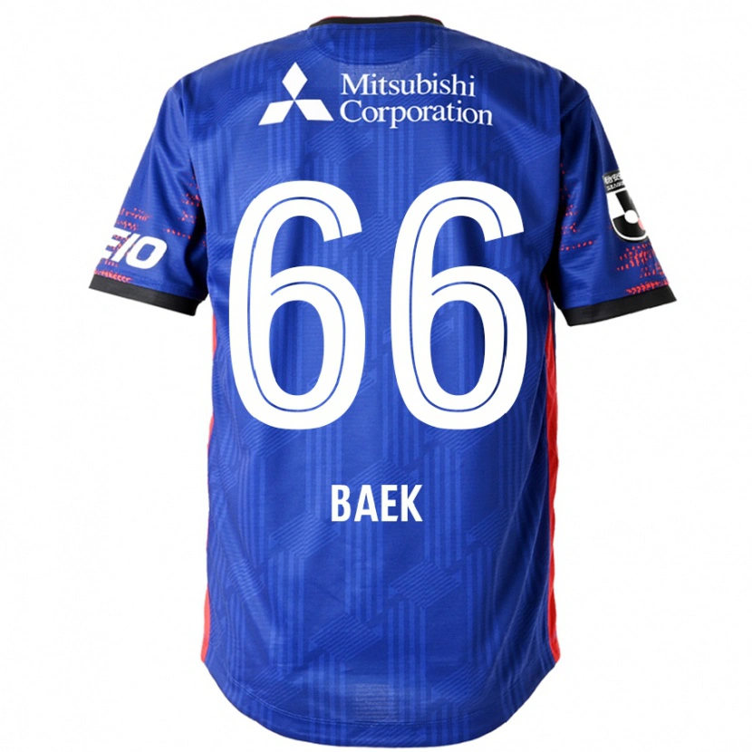 Danxen Niño Camiseta In-Hwan Baek #66 Azul Real Blanco 1ª Equipación 2025/26 La Camisa