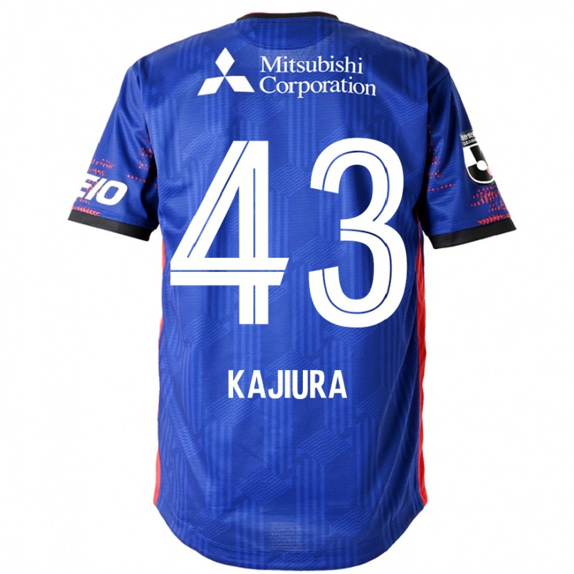 Danxen Niño Camiseta Yuki Kajiura #43 Azul Real Blanco 1ª Equipación 2025/26 La Camisa