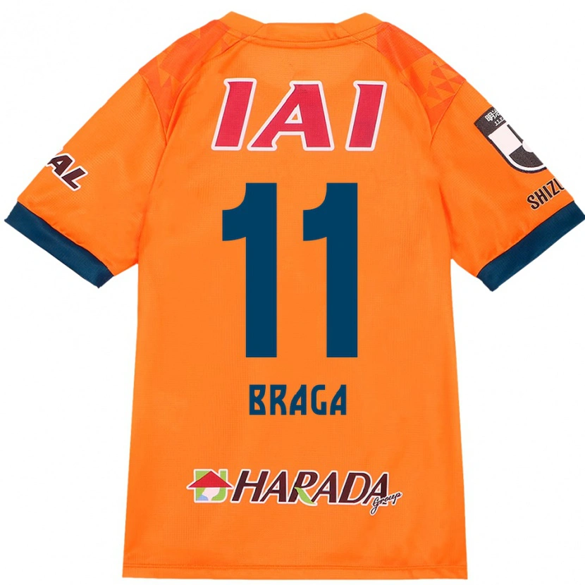 Danxen Niño Camiseta Lucas Braga #11 Blanco Azul Real 1ª Equipación 2025/26 La Camisa