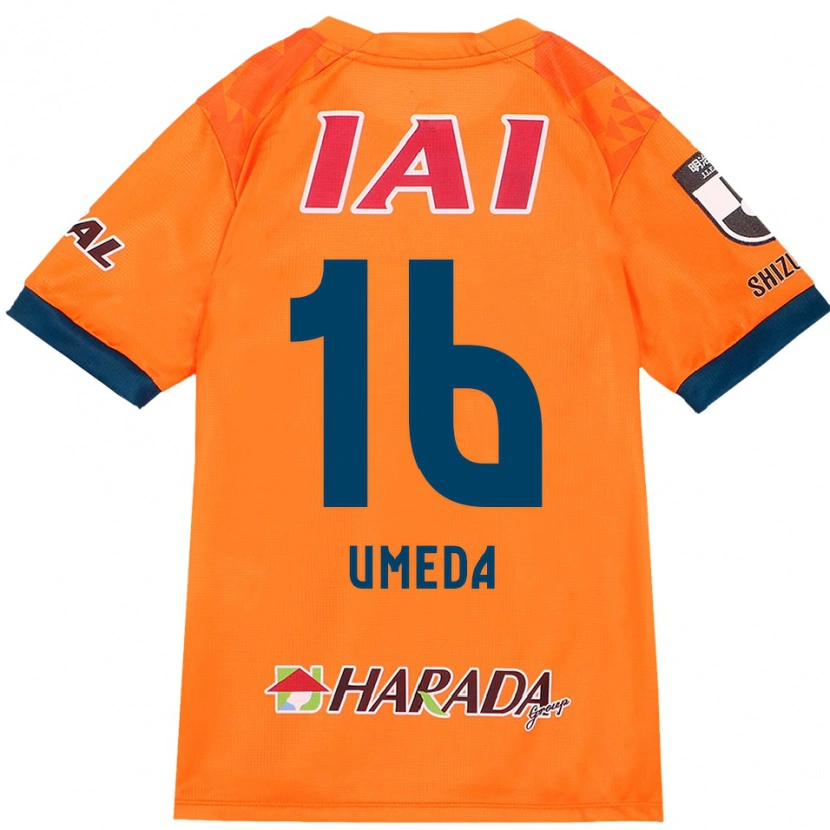Danxen Niño Camiseta Togo Umeda #16 Blanco Azul Real 1ª Equipación 2025/26 La Camisa