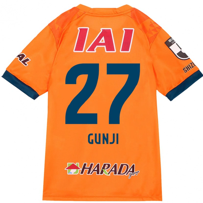 Danxen Niño Camiseta Riku Gunji #27 Blanco Azul Real 1ª Equipación 2025/26 La Camisa