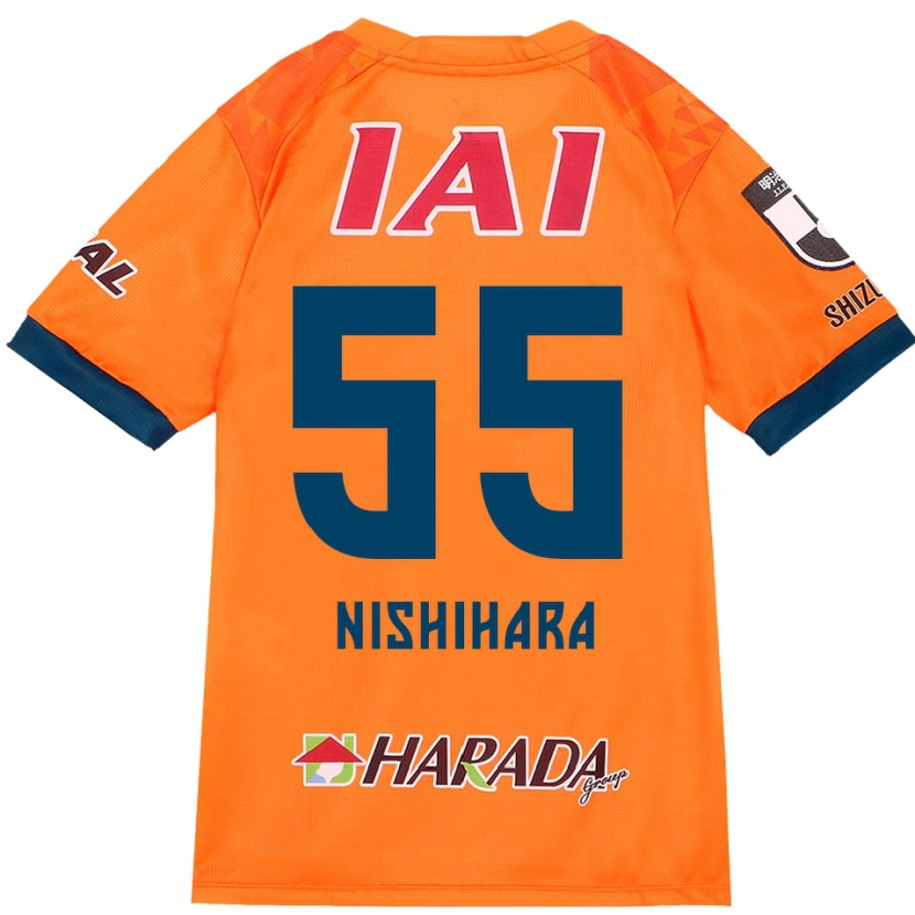 Danxen Niño Camiseta Motoki Nishihara #55 Naranja Rojo 1ª Equipación 2025/26 La Camisa