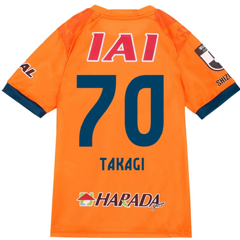 Danxen Niño Camiseta Sen Takagi #70 Blanco Azul Real 1ª Equipación 2025/26 La Camisa