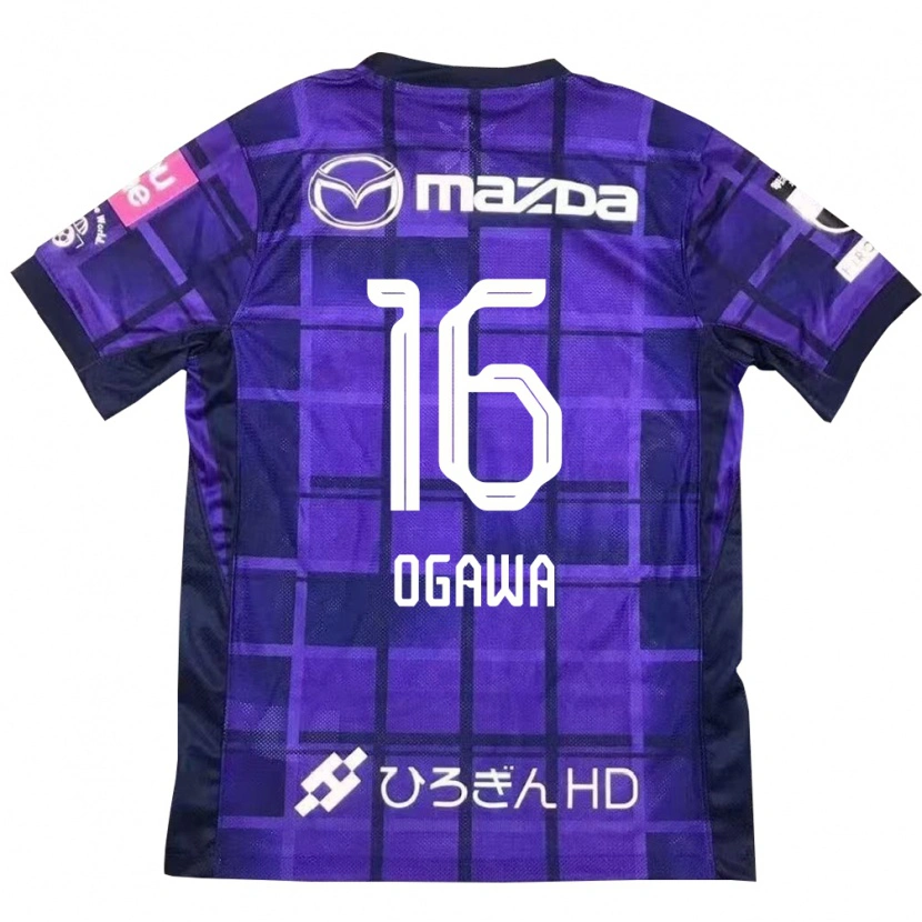 Danxen Niño Camiseta Hikaru Ogawa #16 Blanco Naranja 1ª Equipación 2025/26 La Camisa