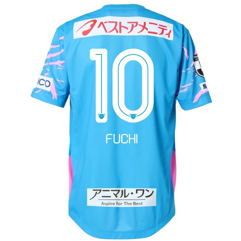 Danxen Niño Camiseta Fuchi Honda #10 Azul Rosa 1ª Equipación 2025/26 La Camisa