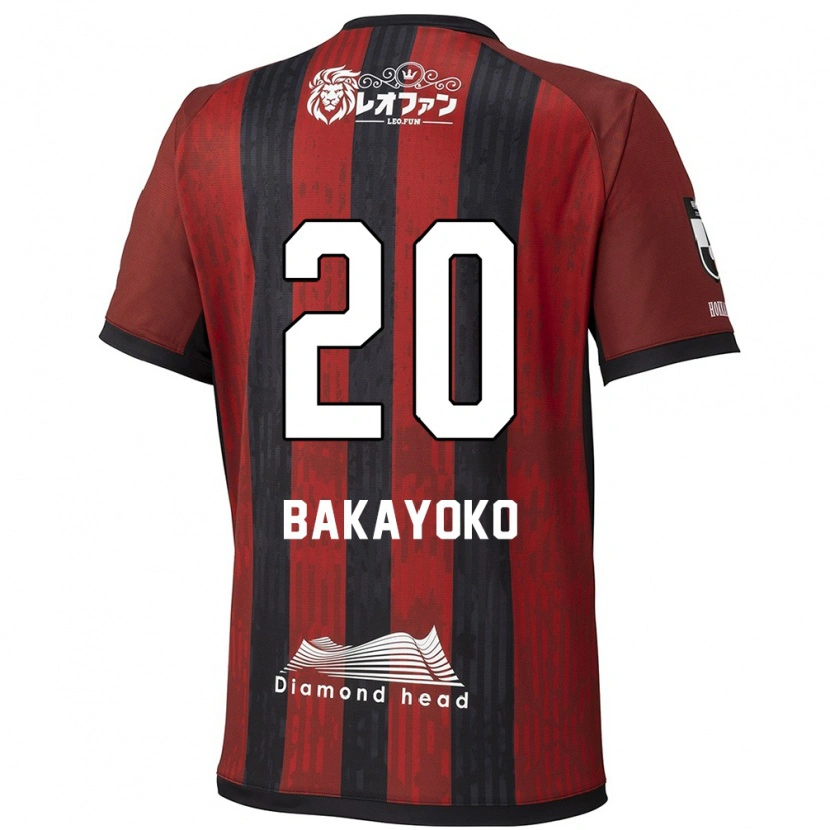 Danxen Niño Camiseta Amadou Bakayoko #20 Azul Rojo 1ª Equipación 2025/26 La Camisa