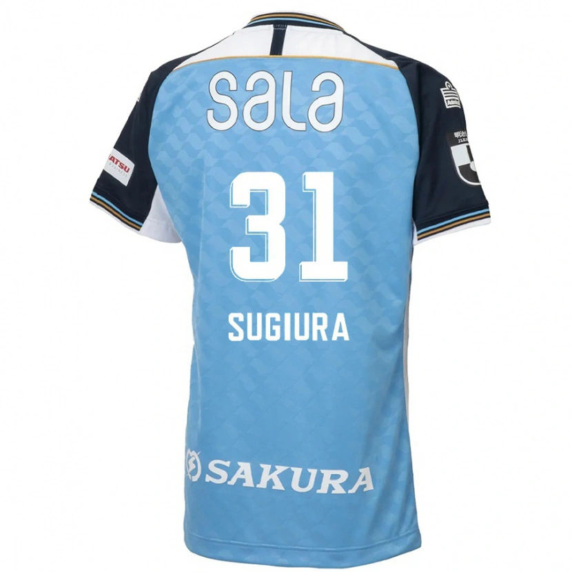 Danxen Niño Camiseta Rinnosuke Sugiura #31 Blanco Negro 1ª Equipación 2025/26 La Camisa