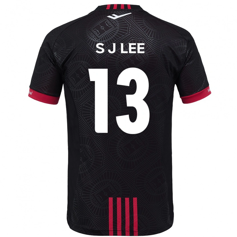Danxen Niño Camiseta Seo-Jun Lee #13 Blanco Negro 1ª Equipación 2025/26 La Camisa