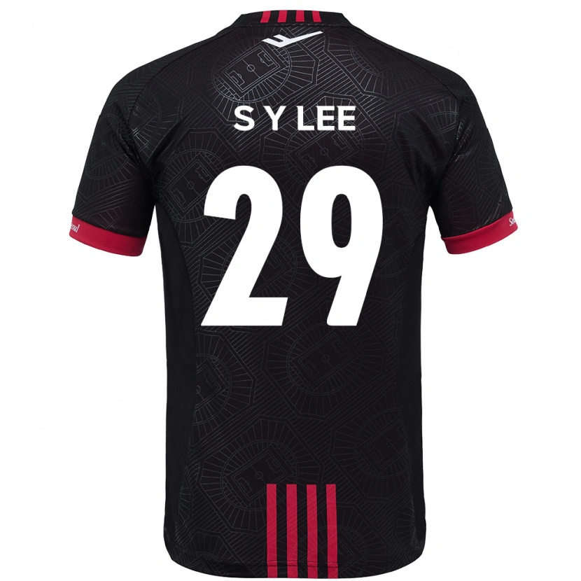 Danxen Niño Camiseta Seong-Yun Lee #29 Blanco Negro 1ª Equipación 2025/26 La Camisa