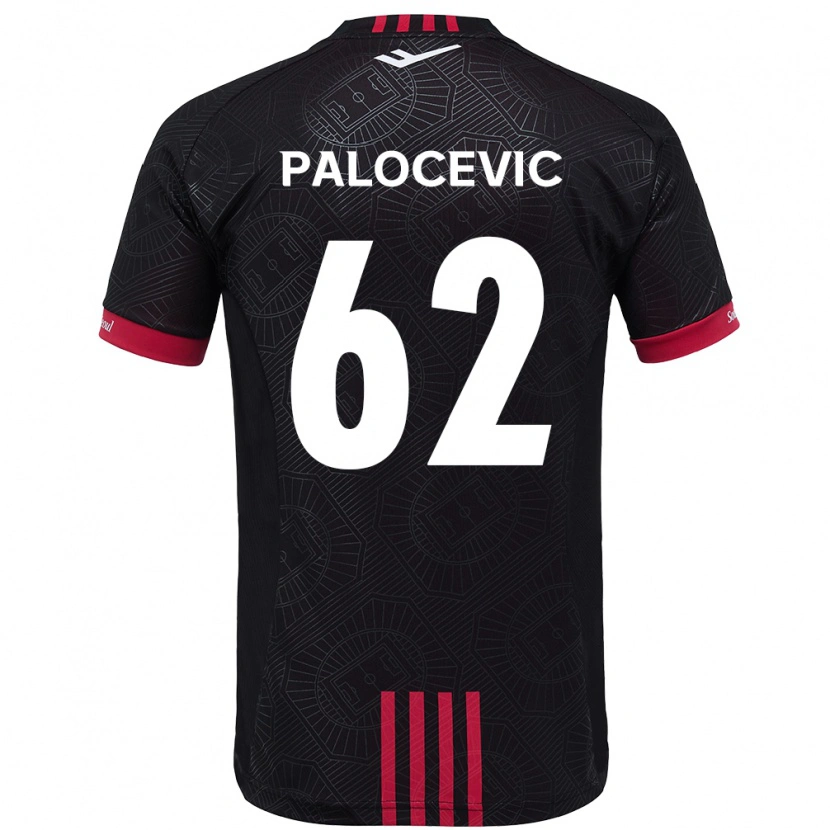 Danxen Niño Camiseta Aleksandar Palocevic #62 Blanco Negro 1ª Equipación 2025/26 La Camisa