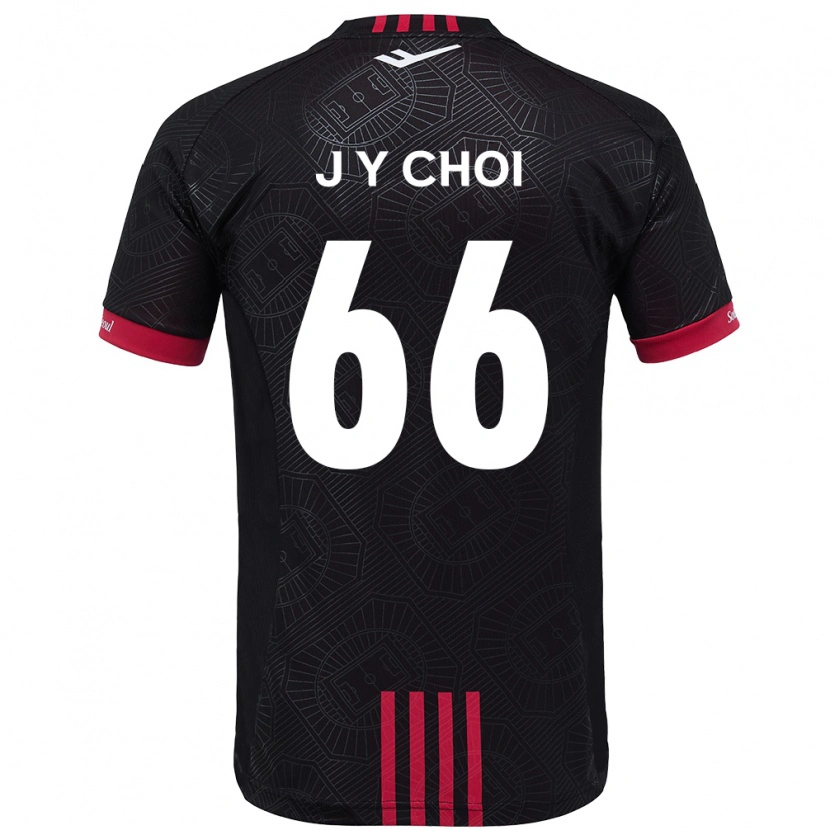 Danxen Niño Camiseta Jun-Yeong Choi #66 Blanco Negro 1ª Equipación 2025/26 La Camisa