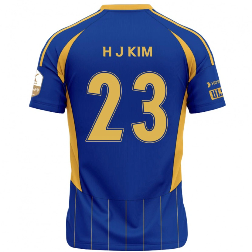 Danxen Niño Camiseta Ju-Hwan Kim #23 Blanco Azul Celeste 1ª Equipación 2025/26 La Camisa
