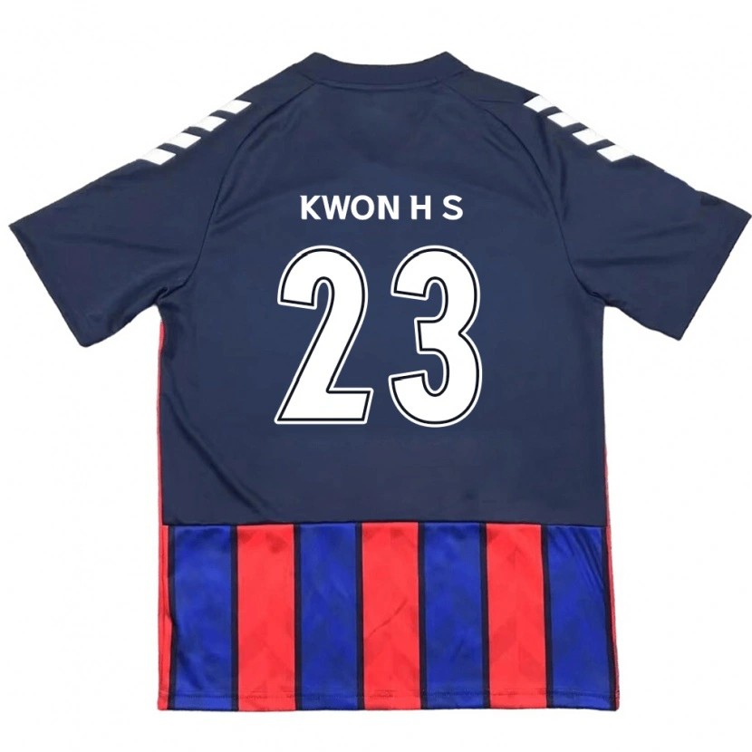 Danxen Niño Camiseta Kwon Hui-Seon #23 Azul Real Rojo 1ª Equipación 2025/26 La Camisa