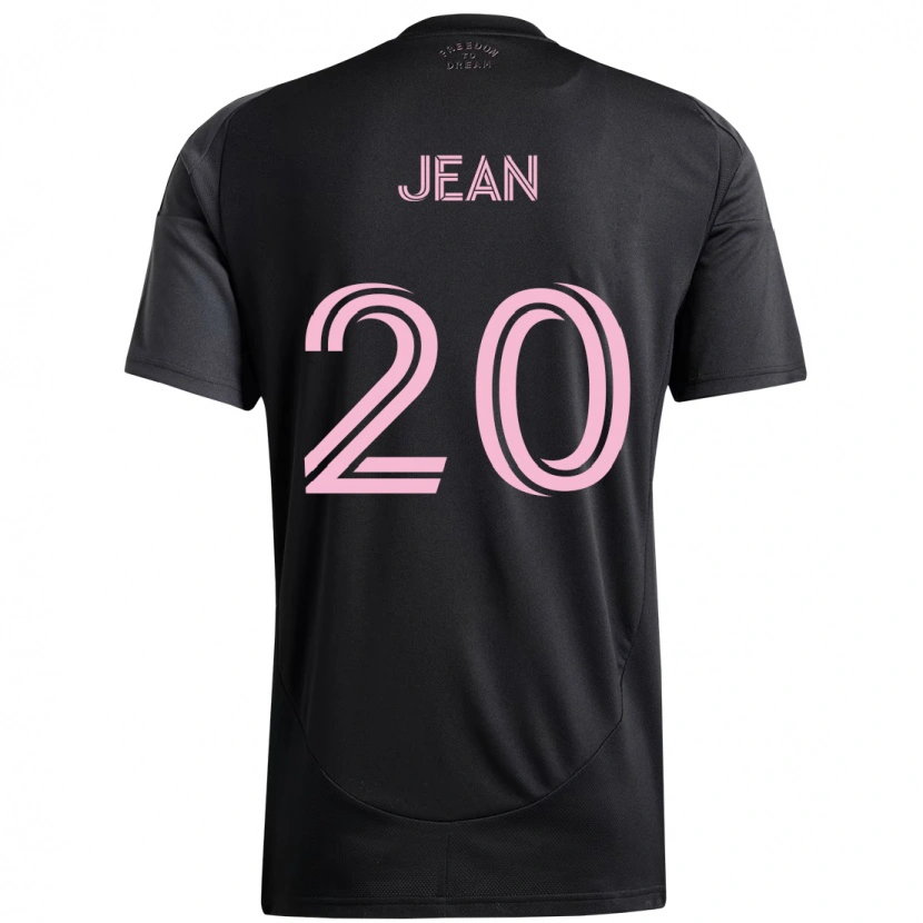 Danxen Niño Camiseta Corentin Jean #20 Rosa Negro 2ª Equipación 2025/26 La Camisa