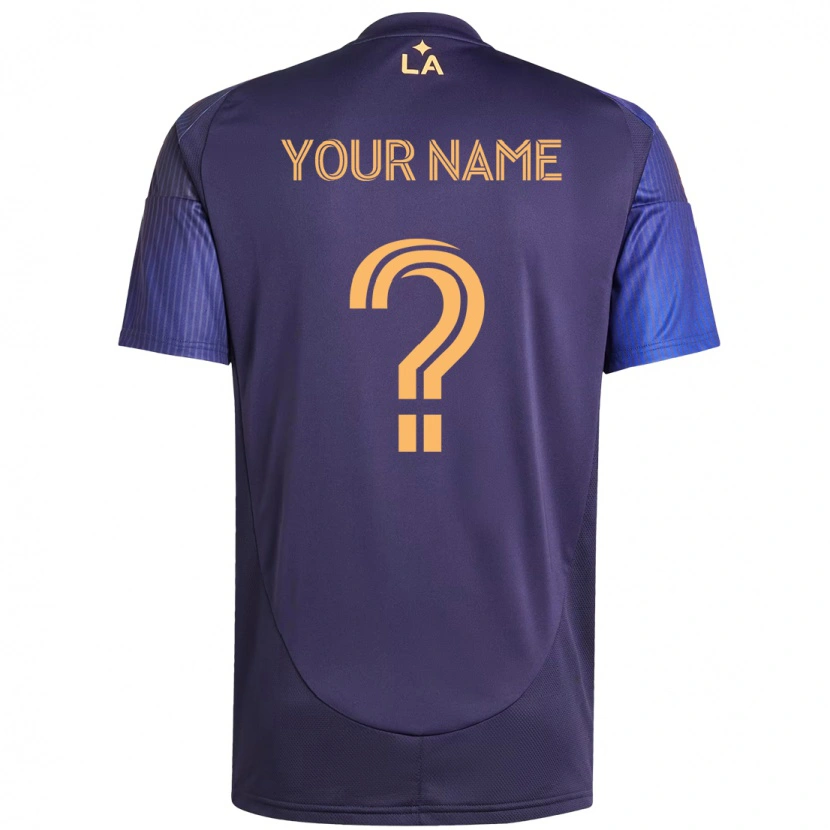 Danxen Niño Camiseta Su Nombre #0 Blanco Amarillo 2ª Equipación 2025/26 La Camisa