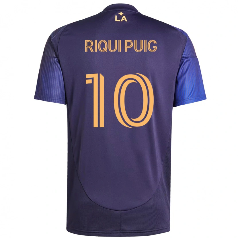 Danxen Niño Camiseta Riqui Puig #10 Blanco Amarillo 2ª Equipación 2025/26 La Camisa
