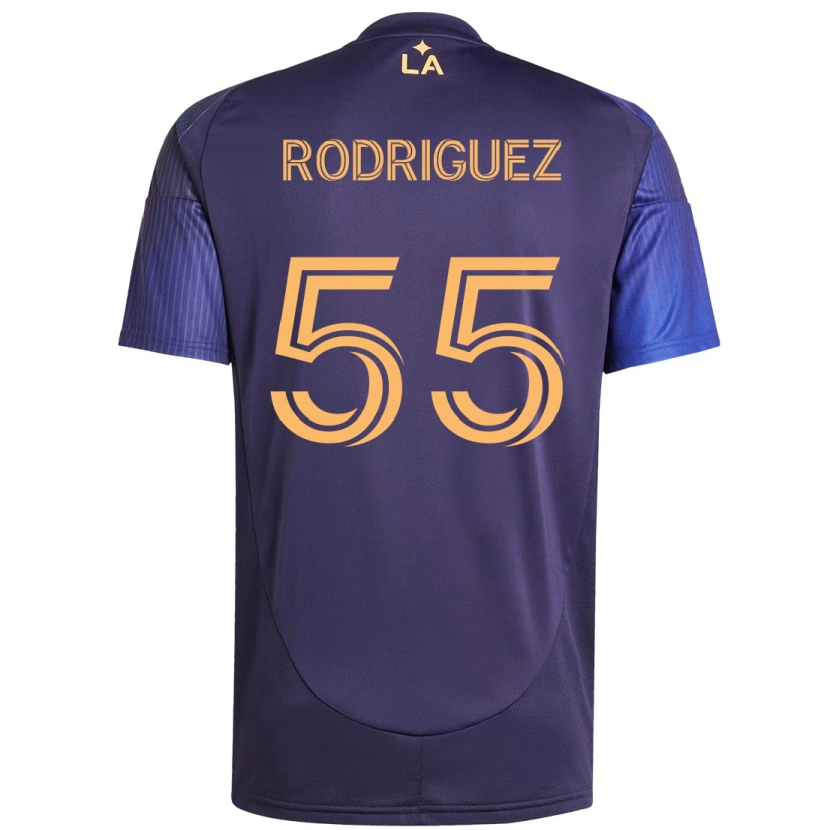 Danxen Niño Camiseta Diego Rodriguez #55 Blanco Amarillo 2ª Equipación 2025/26 La Camisa