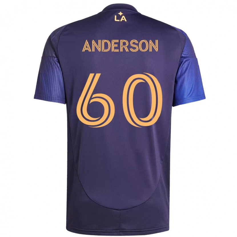 Danxen Niño Camiseta Nolan Anderson #60 Blanco Amarillo 2ª Equipación 2025/26 La Camisa