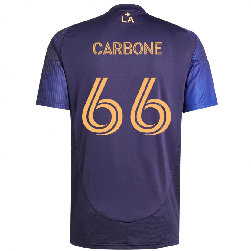 Danxen Niño Camiseta Matteo Carbone #66 Blanco Amarillo 2ª Equipación 2025/26 La Camisa