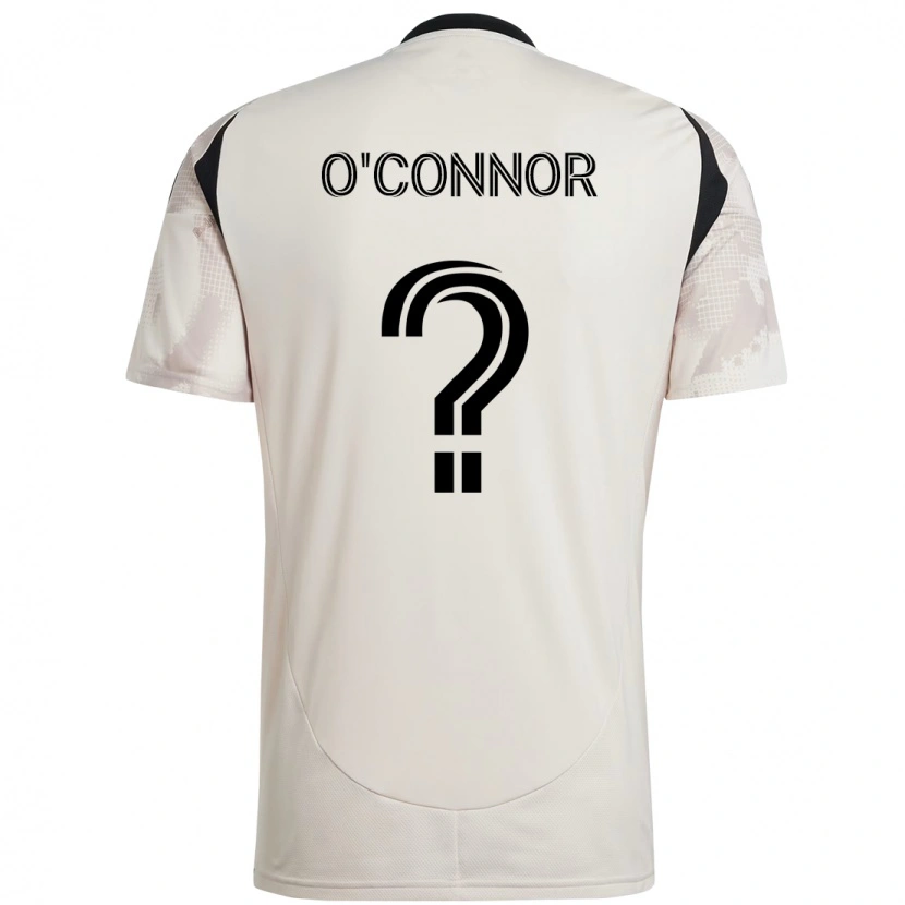 Danxen Niño Camiseta Aidan O'connor #0 Beige Negro 2ª Equipación 2025/26 La Camisa