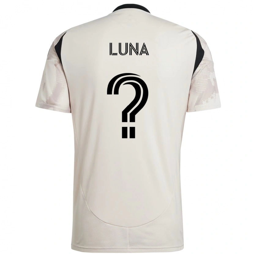 Danxen Niño Camiseta Erick Luna #0 Rojo Negro 2ª Equipación 2025/26 La Camisa