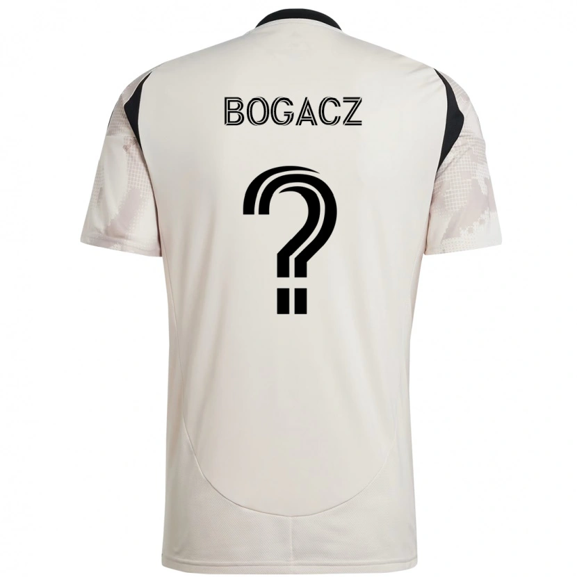 Danxen Niño Camiseta Wiktor Bogacz #0 Rojo Negro 2ª Equipación 2025/26 La Camisa