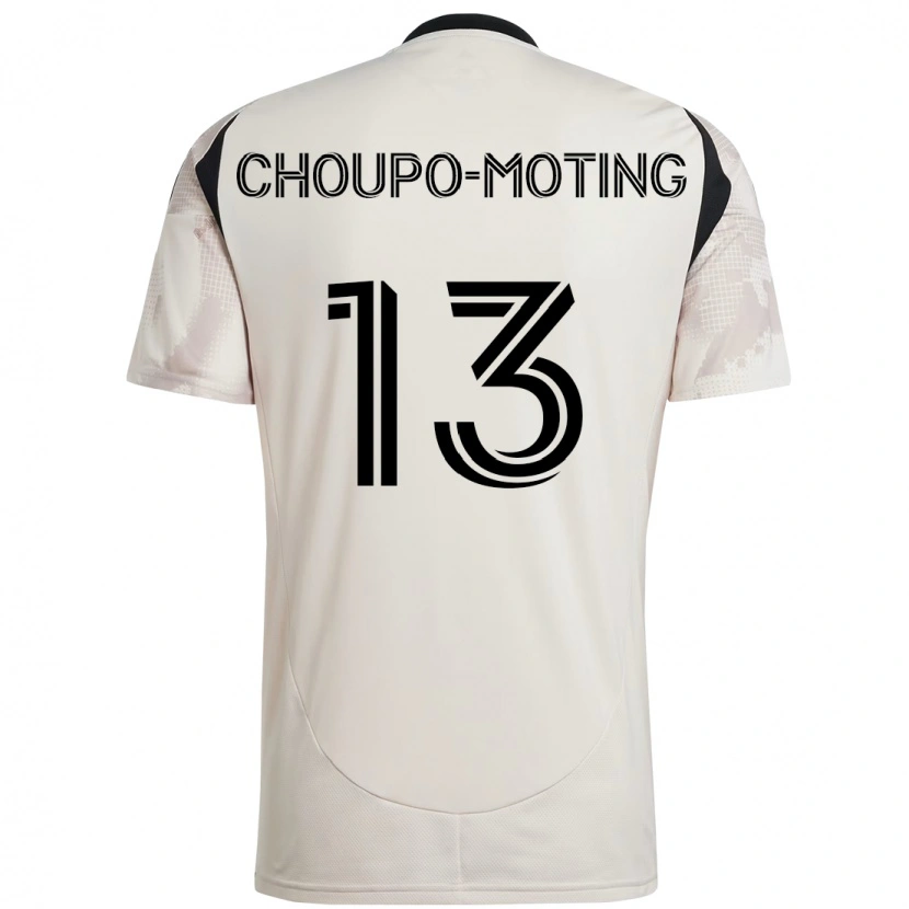 Danxen Niño Camiseta Eric-Maxim Choupo-Moting #13 Rojo Negro 2ª Equipación 2025/26 La Camisa