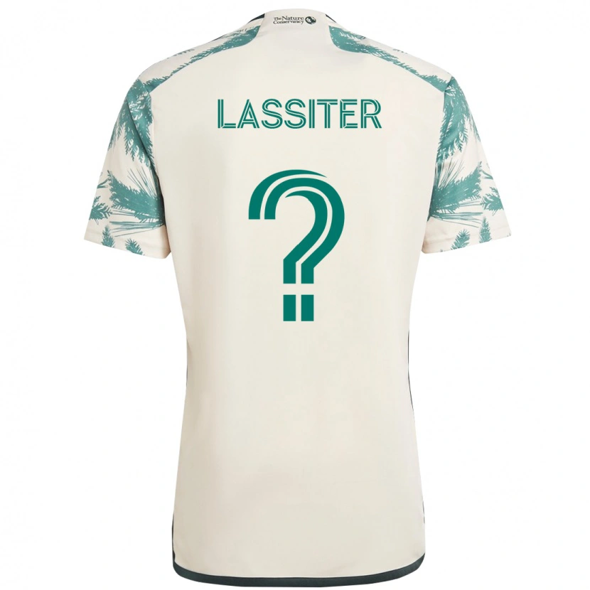 Danxen Niño Camiseta Ariel Lassiter #0 Negro Marrón 2ª Equipación 2025/26 La Camisa