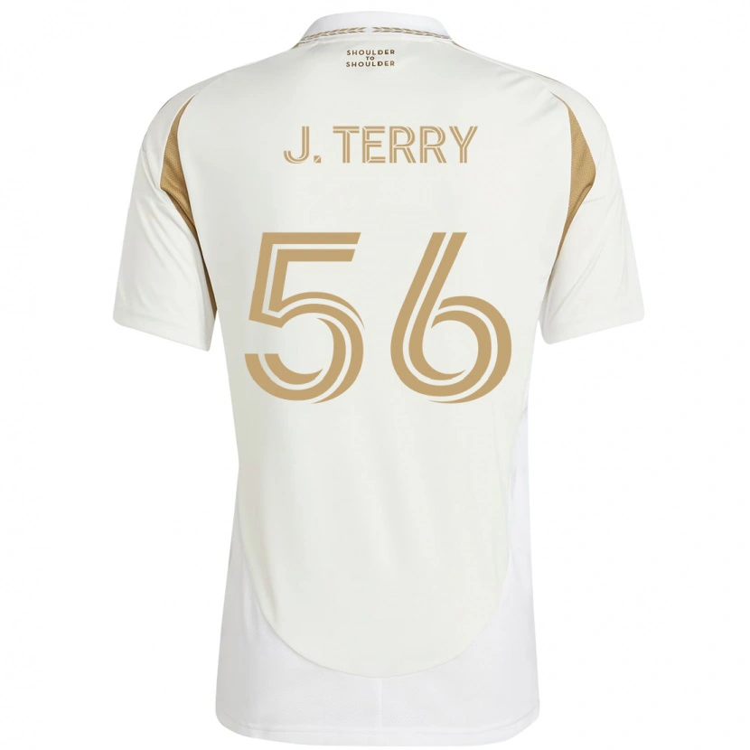 Danxen Niño Camiseta Jude Terry #56 Negro Marrón 2ª Equipación 2025/26 La Camisa