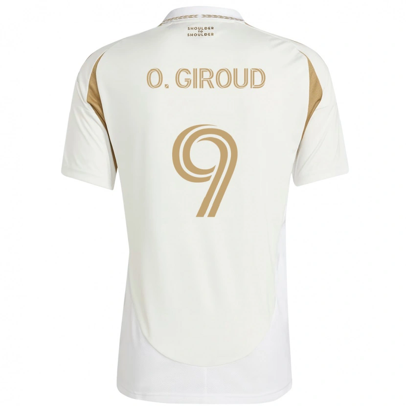 Danxen Niño Camiseta Olivier Giroud #9 Negro Marrón 2ª Equipación 2025/26 La Camisa